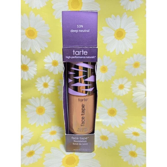 Tarte Face Tape Full Coverage Foundation 53N Deep Neutral 1 fl oz - Picture 3 of 6